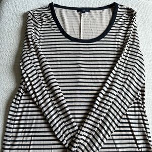Women’s Gap Long Sleeve Stripe Shirt - size Large